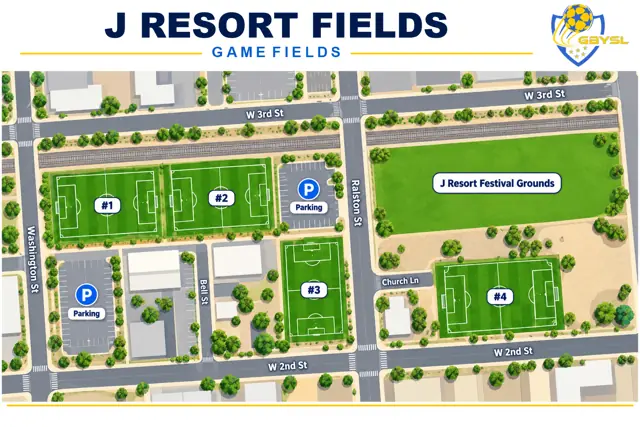 J Resort Fields field map