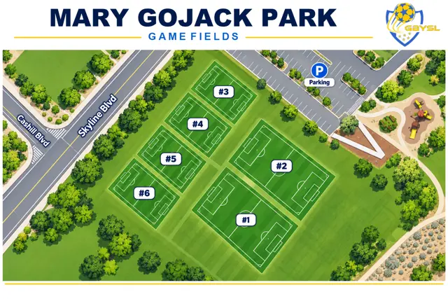 Mary Gojack Park field map