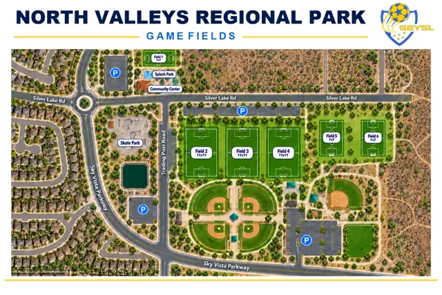 North Valleys Regional field map