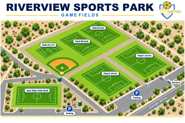 Riverview Sports Park field map