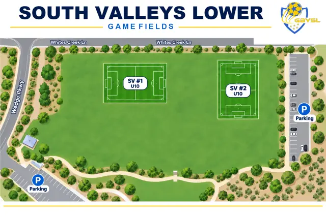 South Valleys (Lower) field map