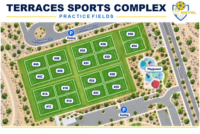 Terrace Sports Complex field map
